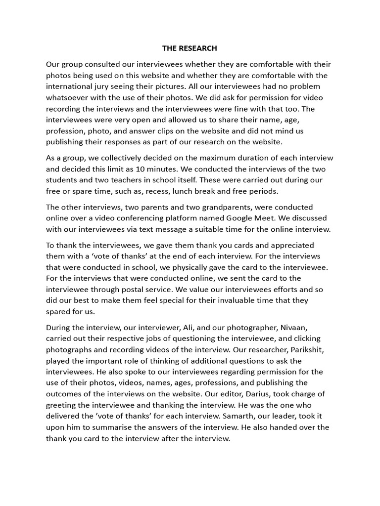 Eumind Final Student Teacher 1 | PDF | Teachers | Interview