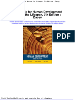 Full Download Test Bank For Human Development Across The Lifespan 7th Edition Dacey PDF Full Chapter