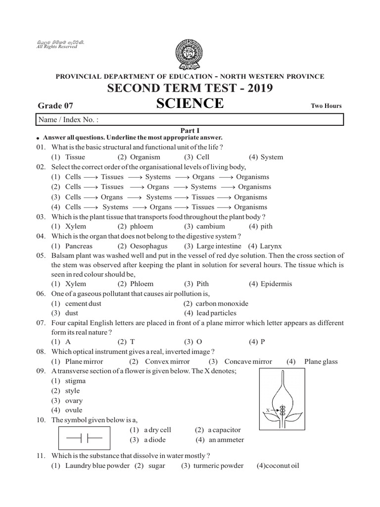 grade-07-science-2nd-term-test-paper-2019-english-medium-north