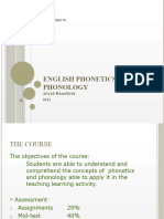 English Phonetics and Phonology