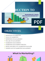 Chapter 1-Overview of Marketing Management