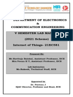 Iot Lab Manual (21ec581)-Vtu