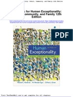 Full Download Test Bank For Human Exceptionality School Community and Family 12th Edition PDF Full Chapter