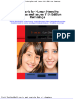 Full Download Test Bank For Human Heredity Principles and Issues 11th Edition Cummings PDF Full Chapter
