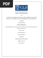 "A Study On Customer Satisfaction and Customer Value and Its Effect On Customer Loyalty With Refrence To Steel Industry