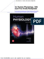 Full Download Test Bank For Human Physiology 16th Edition Stuart Fox Krista Rompolski PDF Full Chapter