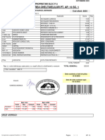 Repartizarea Cheltuielilor Pt. Ap. 13 Sc. 1: Asociatia de Proprietari Bloc F13