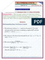 GATE Sunday Test-3, Real Analysis, K2R