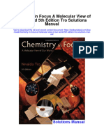 Instant Download Chemistry in Focus A Molecular View of Our World 5th Edition Tro Solutions Manual PDF Full Chapter