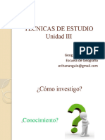 Técnicas de Estudio Unidad Iii