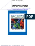 Full Download Test Bank For Human Resource Management 15th Edition Mathis PDF Full Chapter