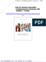 Full Download Test Bank For Human Sexuality Diversity in Contemporary America 8th Edition Yarber PDF Full Chapter