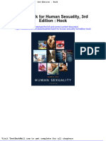 Full Download Test Bank For Human Sexuality 3rd Edition Hock PDF Full Chapter