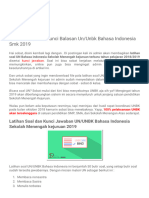 Kunci Jawaban Bahasa Indonesia