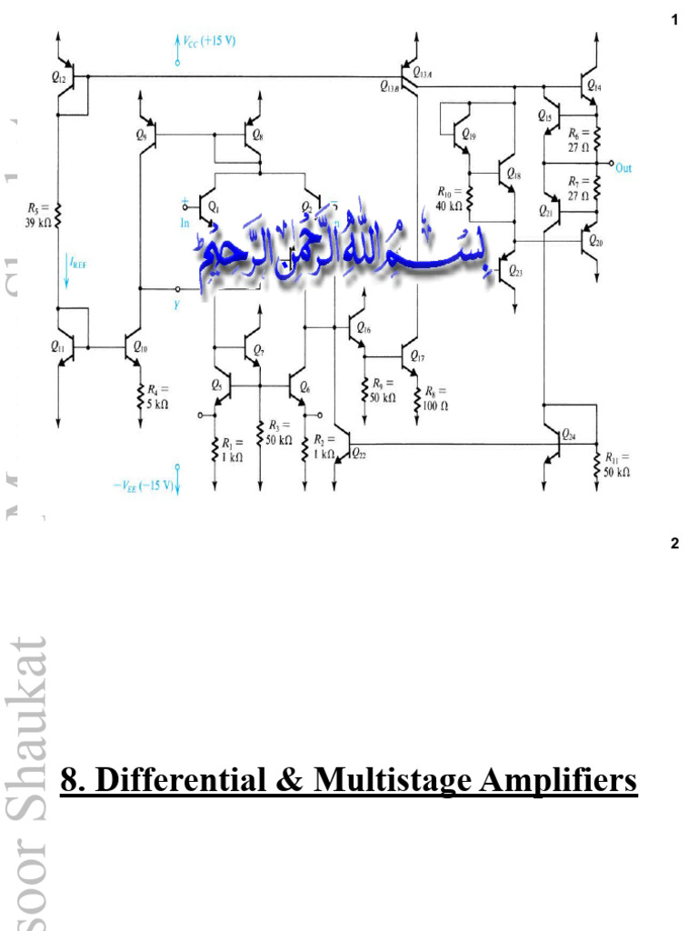 MOSFET Differential Amplifier Overview | PDF | Amplifier | Operational ...