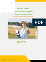 Fertilization and Irrigation Course - Syllabus