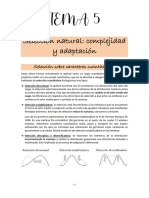 TEMA 5. Selección Natural. Complejidad y Adaptación