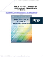 Full Download Solution Manual For Core Concepts of Accounting Information Systems 14th by Simkin PDF Full Chapter