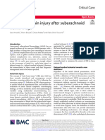 Rethinking Brain Injury After Subarachnoid Hemorrhage: Editorial Open Access