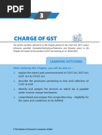 Charge of GST