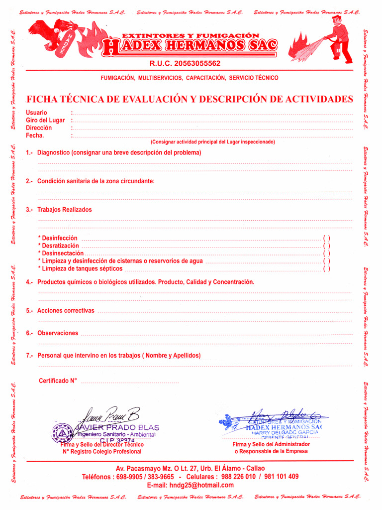 Ficha Tec Eva | PDF