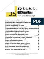 25 JavaScript Coding Questions