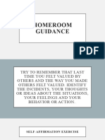 Homeroom Guidance