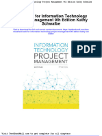 Full Download Test Bank For Information Technology Project Management 9th Edition Kathy Schwalbe PDF Full Chapter