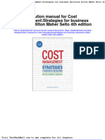 Full Download Solution Manual For Cost Managementstrategies For Business Decisions Hilton Maher Selto 4th Edition PDF Full Chapter