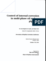 Control of Internal Corrosion in Multi-Phase Oil and Gass