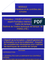 Techniques D'analyse Et de Controles Des Comptes, Cours Complet