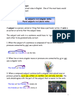 Subject-Verb Agreement (Notes & PYQ & Ans)