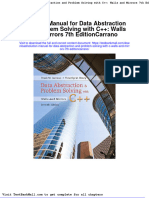 Full Download Solution Manual For Data Abstraction and Problem Solving With C Walls and Mirrors 7th Editioncarrano PDF Full Chapter