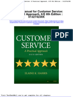 Full Download Solution Manual For Customer Service A Practical Approach 6 e 6th Edition 013274239x PDF Full Chapter