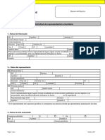 Comunidad de Madrid: Solicitud de Representación Voluntaria