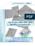 Manual Microsoft Project 2003-2007-2010