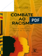 Cartilha - Combate Ao Racismo - Escola Waldorf Comunitária Jardim Do Cajueiro (Felipe - Bahia)