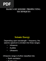 Basics of Seismic Prospecting