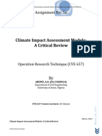 Climate Impact Review
