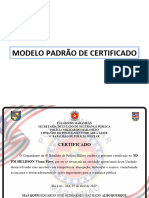 Modelo Padrão de Certificado Pmma