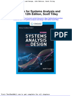 Full Download Test Bank For Systems Analysis and Design 12th Edition Scott Tilley PDF Full Chapter