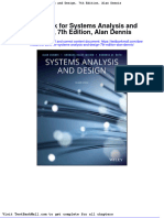 Full Download Test Bank For Systems Analysis and Design 7th Edition Alan Dennis PDF Full Chapter