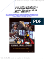 Solution Manual For Designing The User Interface: Strategies For Effective Human-Computer Interaction, 5/E 5th Edition: 0321537351