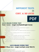 Locomotive TESTS