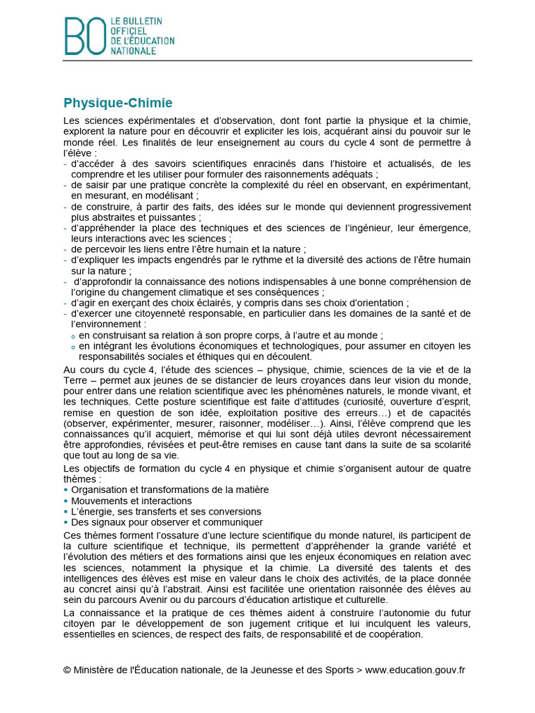 Programme PC 20-21 | PDF | Chimie | Obliger