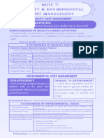 Note 7 Quality & Environmental Cost Management