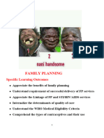 Scope of Family Planning Service .4