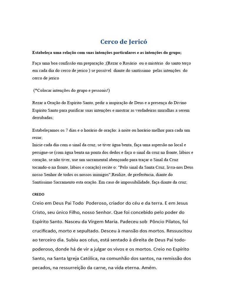 Cerco De Jericó 2 Pdf Josué Oração