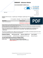 14B The Foundry 1 Loughborough Service Charge Demand Notice in Advance For 3 093.87 20-12-2023