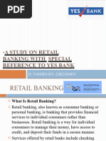 A Study On Retail Banking On Yes Bank PPT Presentation